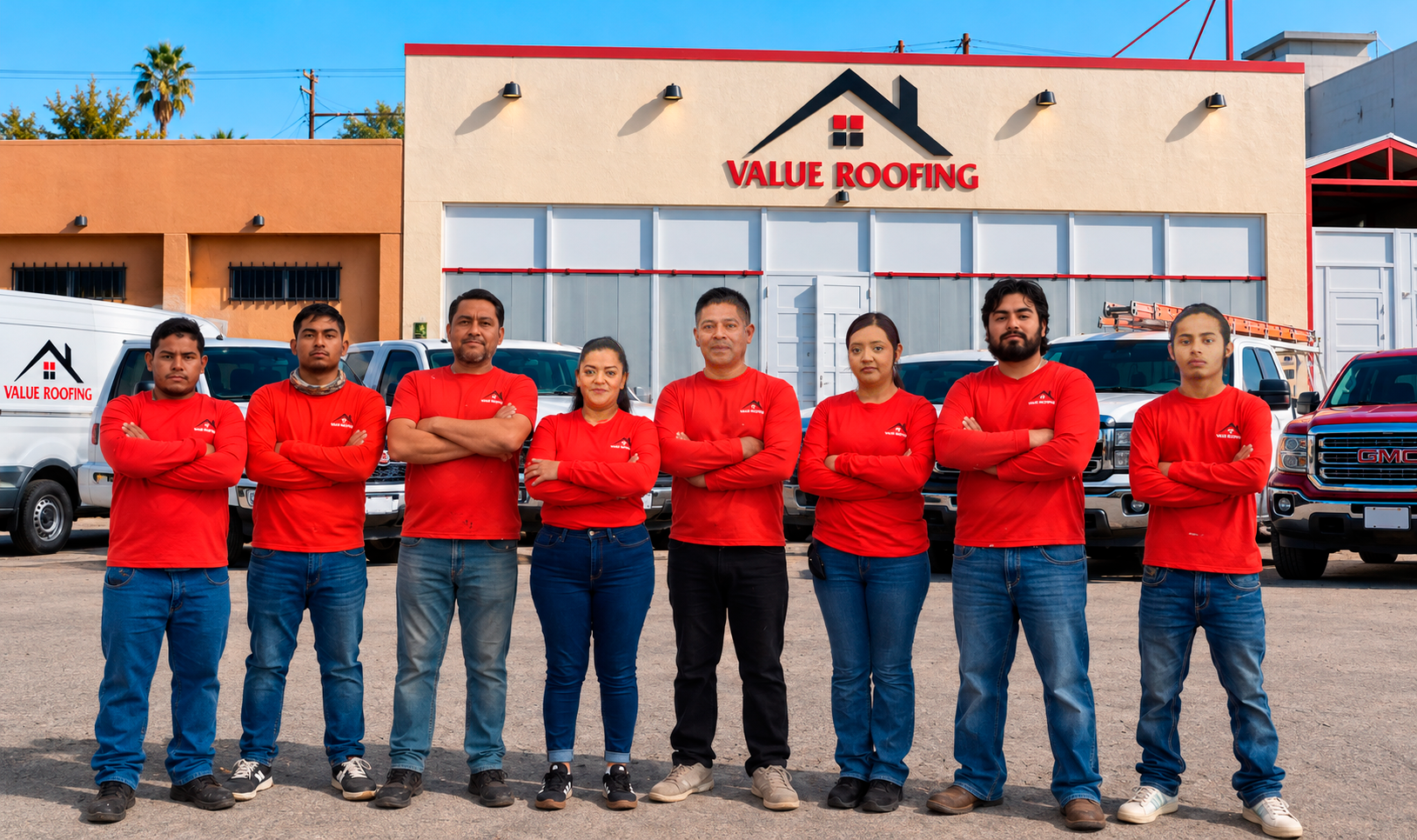 Equipo de trabajo de Value Roofing